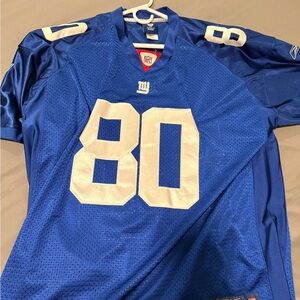 Blue Football Jersey with Number 80